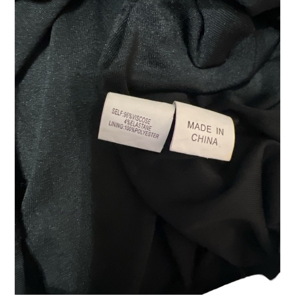 Kay Unger New York Faux Wrap Dress Size 8 WA1 - Picture 3 of 4